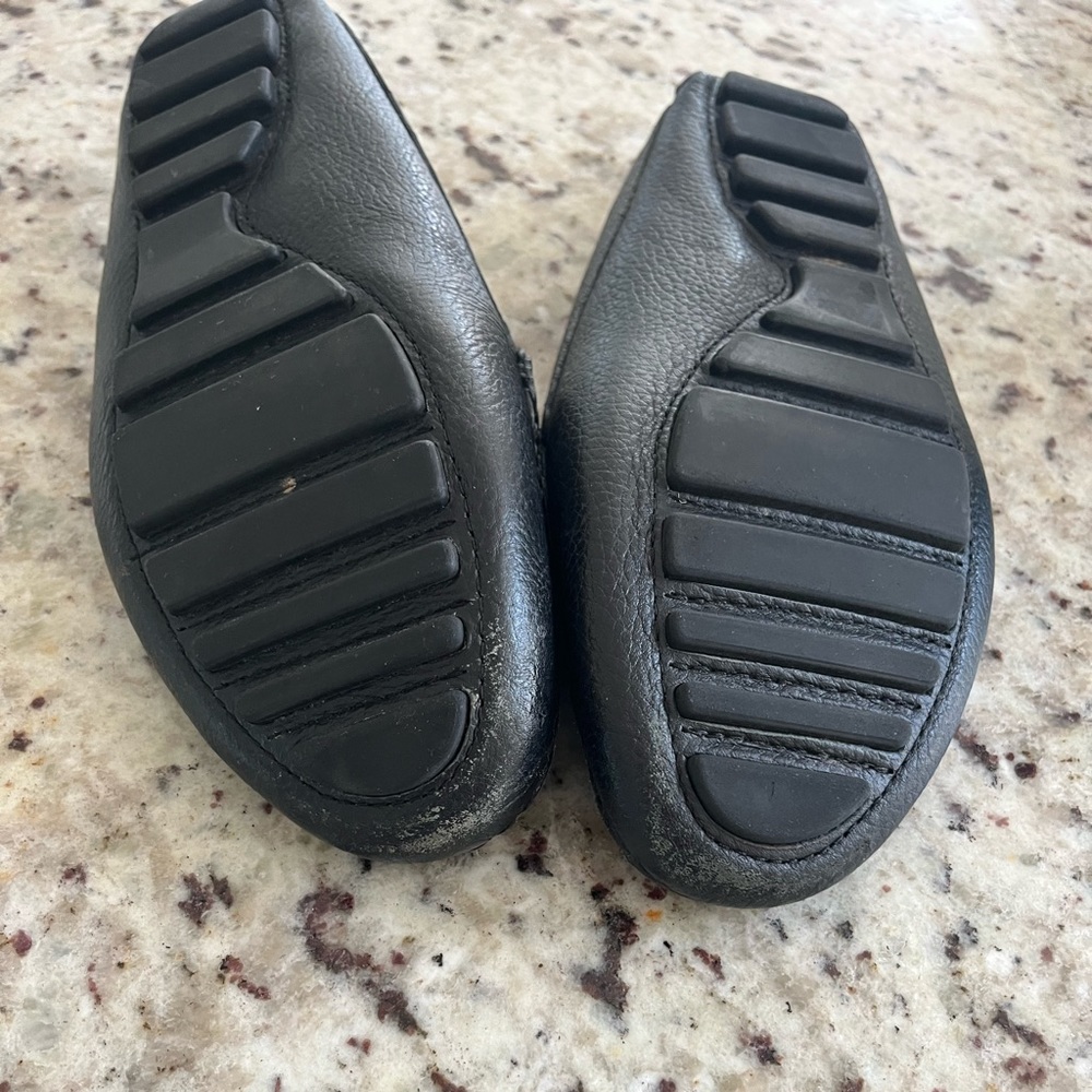 Saks Fifth Avenue Slip-On Leather Loafer Mules - Picture 7 of 7